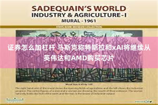 证券怎么加杠杆 马斯克称特斯拉和xAI将继续从英伟达和AMD购买芯片