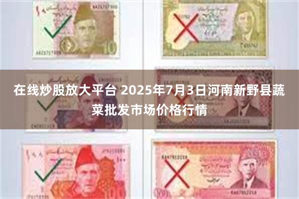 在线炒股放大平台 2025年7月3日河南新野县蔬菜批发市场价格行情