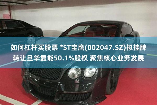 如何杠杆买股票 *ST宝鹰(002047.SZ)拟挂牌转让旦华复能50.1%股权 聚焦核心业务发展