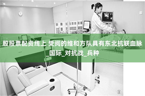 股股票配资线上 受阅的维和方队具有东北抗联血脉_国际_对抗战_兵种