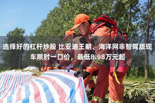 选择好的杠杆炒股 比亚迪王朝、海洋网非智驾版现车限时一口价，最低8.98万元起