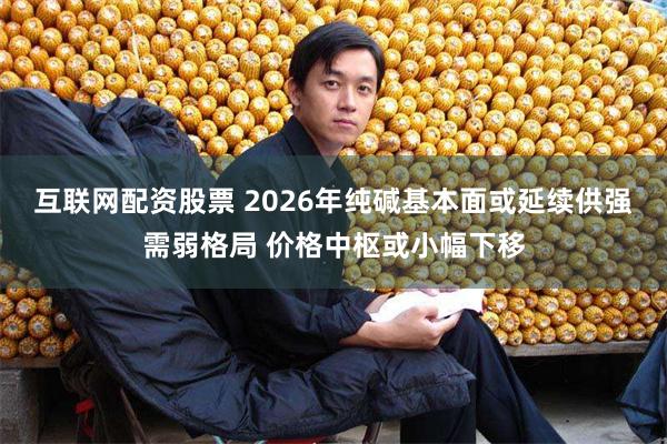 互联网配资股票 2026年纯碱基本面或延续供强需弱格局 价格中枢或小幅下移